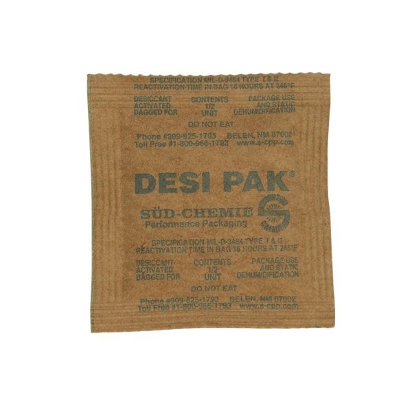Bsc Preferred 3 x 3 x-1/4'' Kraft Clay Desiccant Bags - 5 Gallon Pail, 550PK BUY00016392 - main